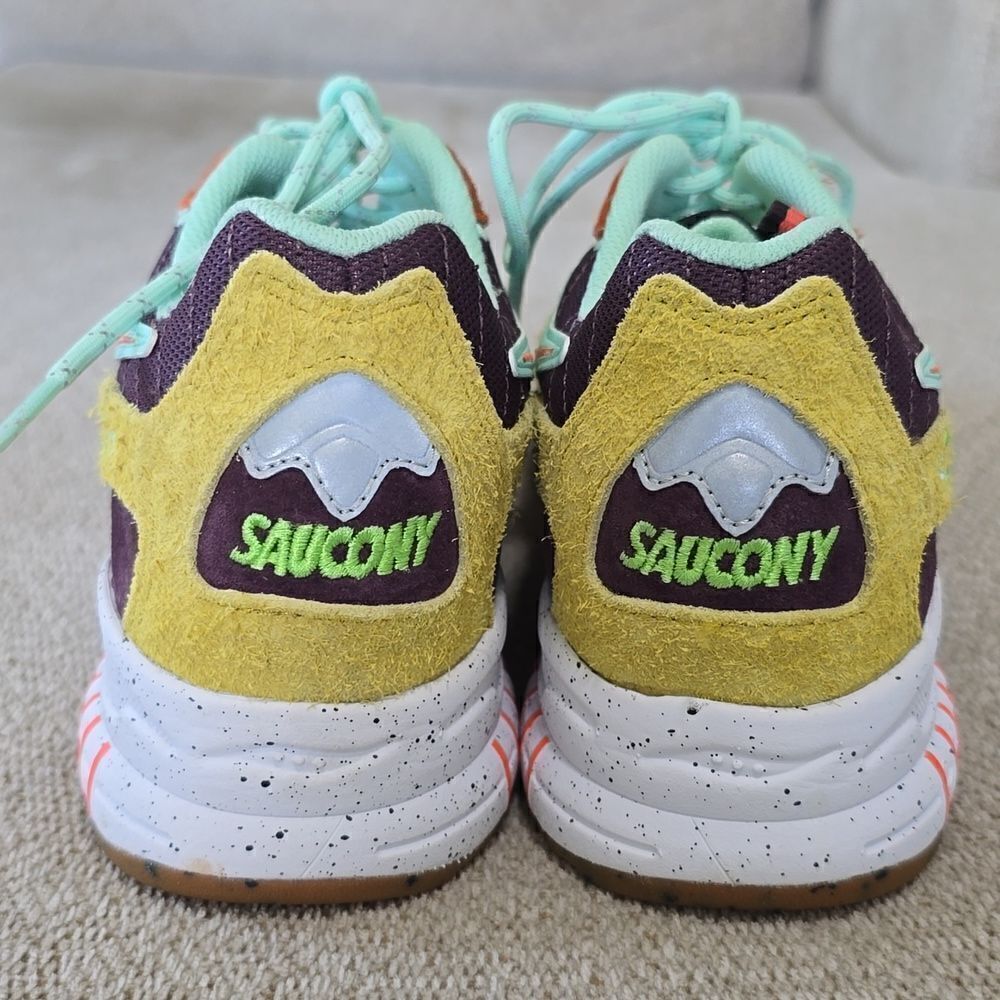Saucony 3D Grid Hurricane Trailian Colorful Unisex Sneaker Shoes-Size 9.5 - Picture 9 of 14